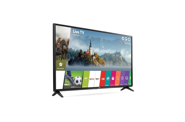 LG 43" (109 cm) | LG Full HD LED TV | webOS 3.5 Smart TV | Virtual Surround Plus | Clear Voice, 43LJ594V