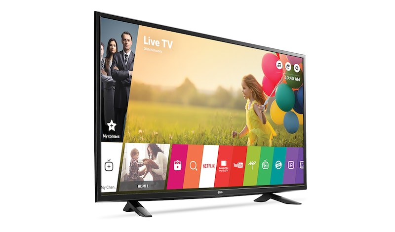 LG 43" (108 cm) |  Ultra HD TV 4K | Ultra Slim Design | HDR Pro | Ultra surround sound | webOS 3.0 smart TV, 43UH603V