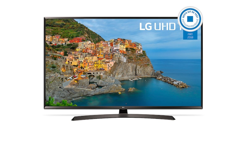 LG 43" (109 cm) | 4K UHD TV | IPS Display | Bilion Rich Colours | Active HDR  | webOS 3.5 Smart TV, 43UJ634V