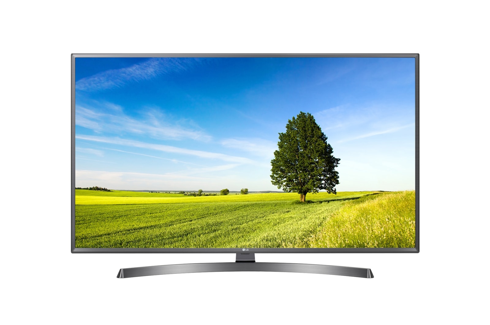 Vooraanzicht van 43&#34; (109 cm) UHD TV | 4K Display | 4K Active HDR | Grote kijkhoek | webOS met ThinQ AI 43UK6750PLD