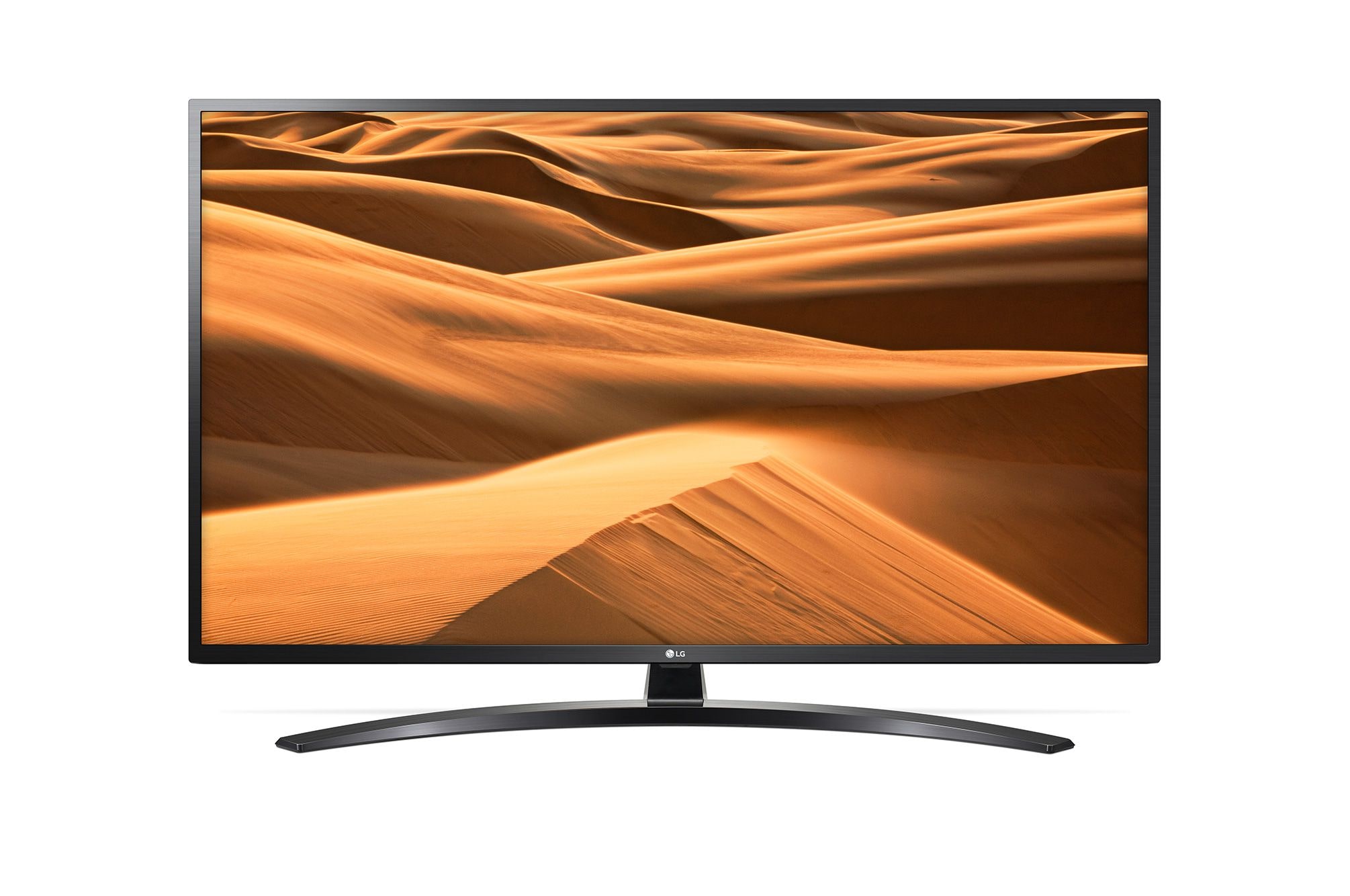 Vooraanzicht van 43&#34; (109 cm) UHD TV | Quad Core Processor | 4K IPS Display | 4K Active HDR | Grote kijkhoek | DTS Virtual:X | webOS ThinQ AI  43UM7450PLA