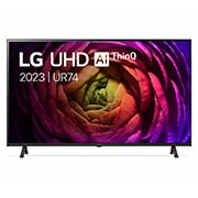 Μπροστινή όψη της LG UHD TV
