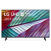 Vooraanzicht van de LG UHD TV