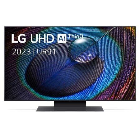 Vooraanzicht van de LG UHD TV
