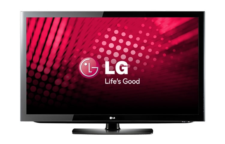 Vooraanzicht van 47&#34; Inch Full HD LCD TV met TruMotion 50Hz, 4ms responsetijd, 2x HDMI, Invisible Speakers en USB2.0 47LD450