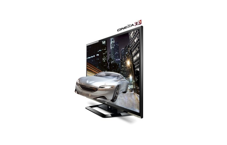 Vooraanzicht van 47&#34; | Edge LED | Cinema 3D | Full HD | MCI 200 | Smart Share | DLNA Certified | 47LM615S