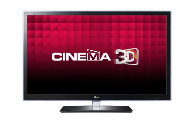 Vooraanzicht van 47&#34; Full HD Cinema 3D LED-tv met TruMotion 100Hz, 2D naar 3D converter en Picture Wizard II 47LW4500