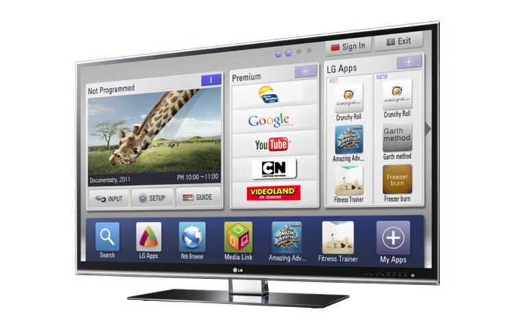LG 47" Nano Full LED Cinema 3D TV met Smart TV, TruMotion 400Hz, Dual Play met ingebouwde Wi-Fi en inclusief Magic Motion Remote Control, 47LW980S