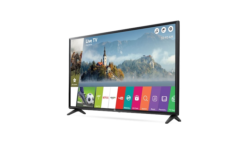 LG 49" (124 cm) | LG Full HD LED TV | webOS 3.5 Smart TV | Virtual Surround Plus | Clear Voice, 49LJ594V