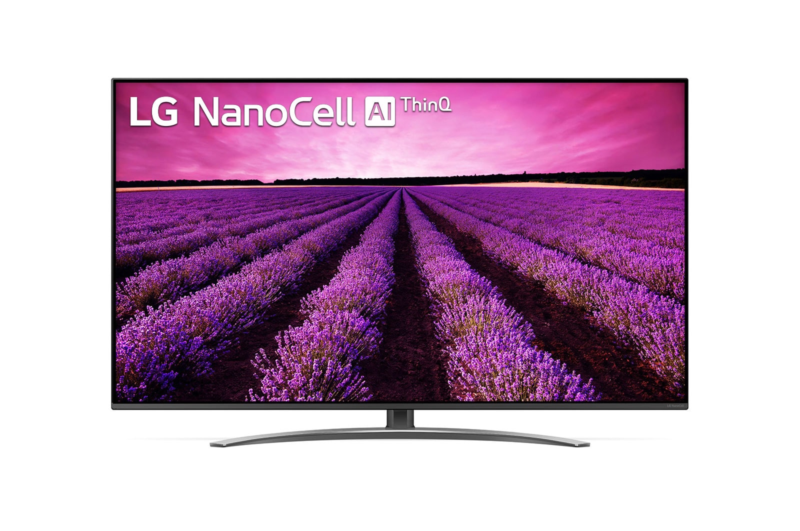 Vooraanzicht van 49&#39;&#39; (123 cm) NanoCell TV SM8050 | Quad Core Processor | 4K Active HDR | DTS Virtual: X | Cinema screen design 49SM8050PLC
