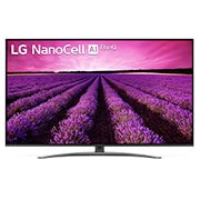 Vooraanzicht van 49&#39;&#39; (123 cm) NanoCell TV SM8050 | Quad Core Processor | 4K Active HDR | DTS Virtual: X | Cinema screen design 49SM8050PLC