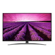 Vooraanzicht van 49” (123 cm) NanoCell TV SM9000 | α7 Gen 2 Intelligent Processor | Full Array Dimming | Cinema HDR met Dolby Vision | Dolby Atmos | Perfect cinema screen design 49SM9000PLA