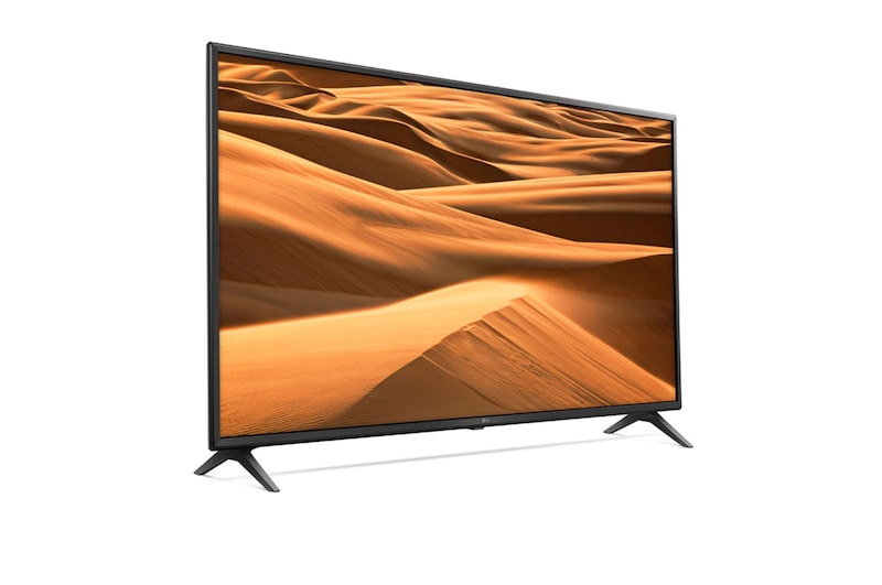 LG 49'' (123 cm) UHD TV | Quad Core Processor | 4K IPS Display | 4K Active HDR | Grote kijkhoek | Ultra Surround geluid | webOS AI ThinQ, 49UM7050PLF
