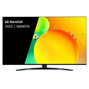 Vooraanzicht van de LG NanoCell TV