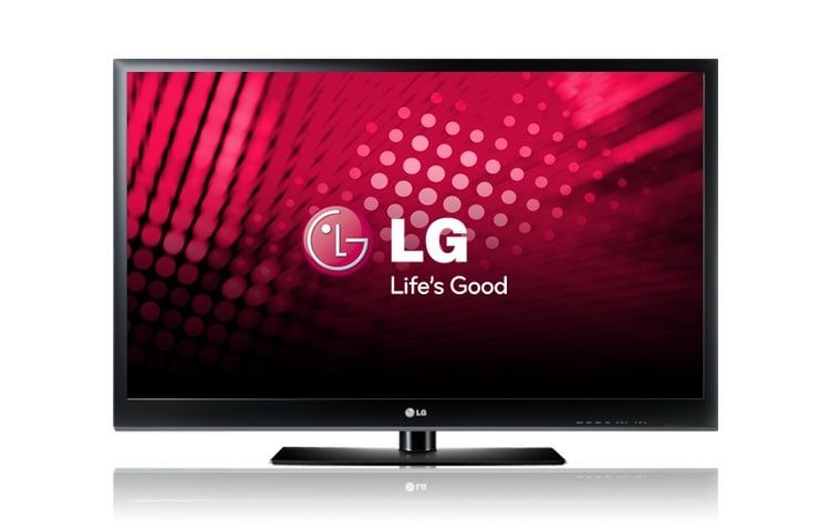 Vooraanzicht van 50&#34; inch Full HD Plasma TV met 600Hz subfield, Invisible Speakers, Clear Voice II, 2x HDMI. 50PK250