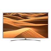 Vooraanzicht van 50&#34; (127 cm) UHD TV | Quad Core Processor | 4K Display | 4K Active HDR | Grote kijkhoek | DTS Virtual:X | webOS ThinQ AI 50UM7600PLB