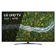 Vooraanzicht van de LG UHD TV