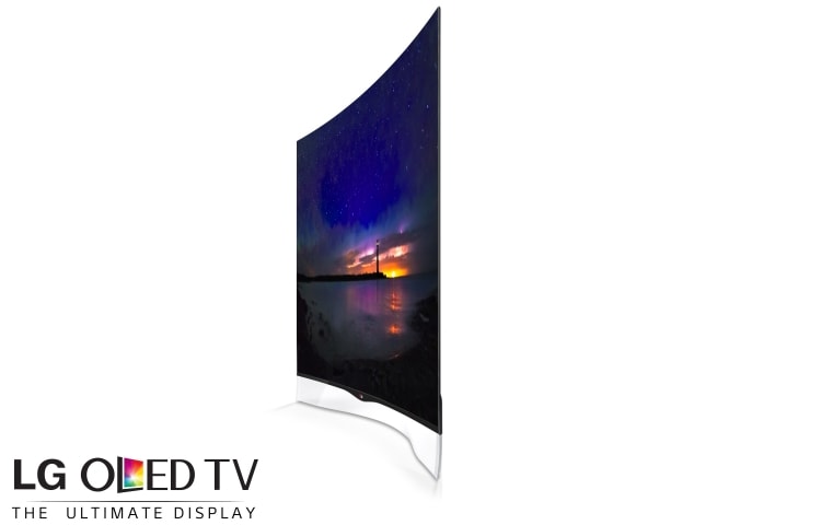 LG 55'' | OLED TV | Curved Design | Infinite Contrast | 4 Color Pixel | Absolute Motion Clarity | Perfecte Kijkhoek | Ultra dun OLED Panel | Smart TV | Clear Speakers, 55EA9809