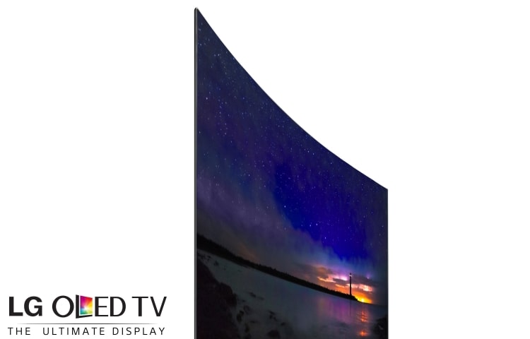 LG 55'' | OLED TV | Curved Design | Infinite Contrast | 4 Color Pixel | Absolute Motion Clarity | Perfecte Kijkhoek | Ultra dun OLED Panel | Smart TV | Clear Speakers, 55EA9809