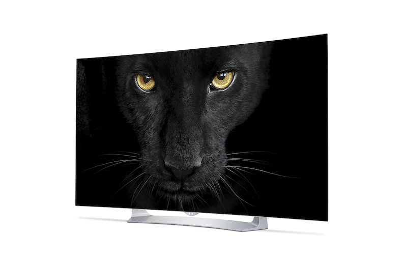 LG 55" (139 cm) | OLED Full HD TV | Curved Design | Oneindig Contrast | Absolute Motion Clarity | Perfecte Kijkhoek | OLED Panel | WebOS Smart TV 2.0, 55EG910V