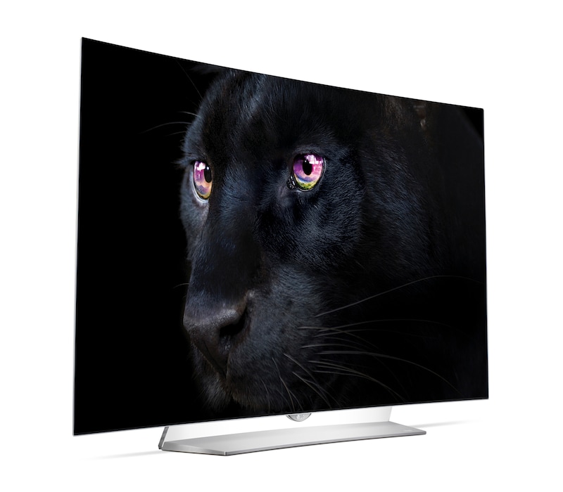 LG 55" (139 cm) | OLED Ultra HD TV | Curved Design | Oneindig Contrast | Absolute Motion Clarity | Perfecte Kijkhoek | OLED Panel | WebOS Smart TV 2.0, 55EG920V