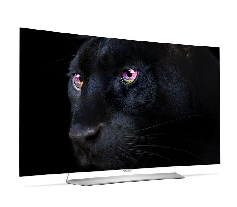 LG 55" (139 cm) | OLED Ultra HD TV | Curved Design | Oneindig Contrast | Absolute Motion Clarity | Perfecte Kijkhoek | OLED Panel | WebOS Smart TV 2.0, 55EG920V