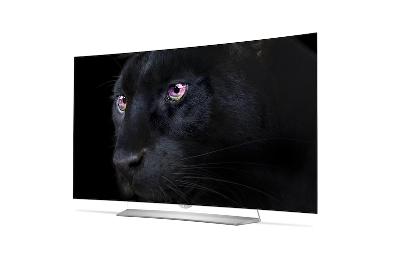 LG 55" (139 cm) | OLED Ultra HD TV | Curved Design | Oneindig Contrast | Absolute Motion Clarity | Perfecte Kijkhoek | OLED Panel | WebOS Smart TV 2.0, 55EG920V
