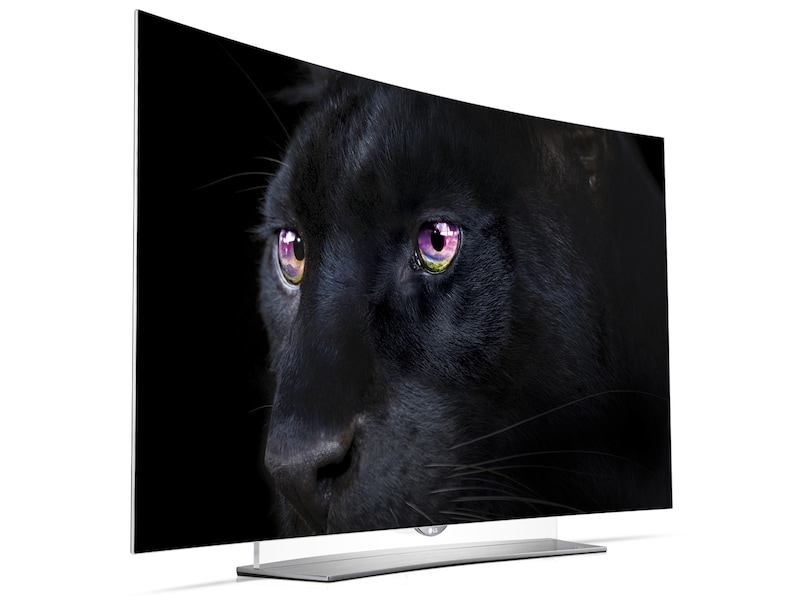 LG 55" (139 cm) | OLED Ultra HD TV | Curved Design | Oneindig Contrast | Absolute Motion Clarity | Perfecte Kijkhoek | OLED Panel | WebOS Smart TV 2.0, 55EG960V