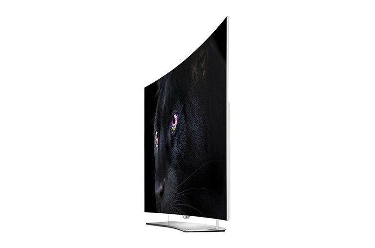 LG 55" (139 cm) | OLED Ultra HD TV | Curved Design | Oneindig Contrast | Absolute Motion Clarity | Perfecte Kijkhoek | OLED Panel | WebOS Smart TV 2.0, 55EG960V