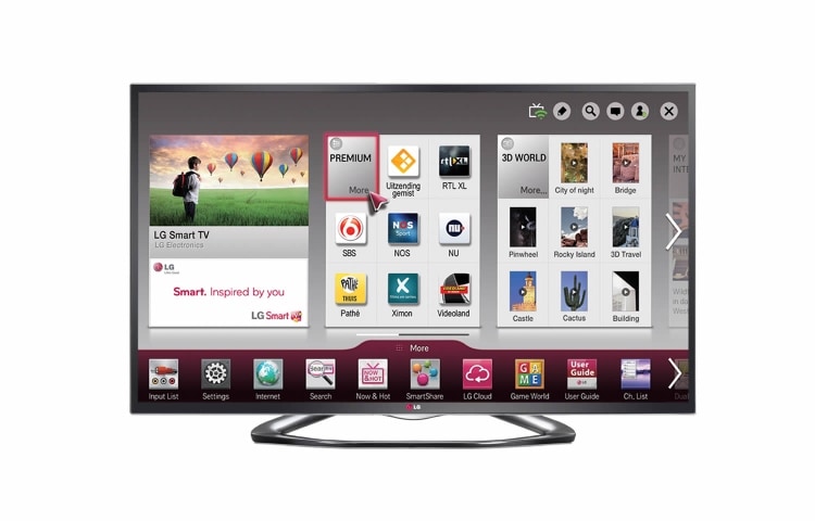 LG 55" | Edge LED | MCI 200 | Full HD | WIFI, 55LA6408