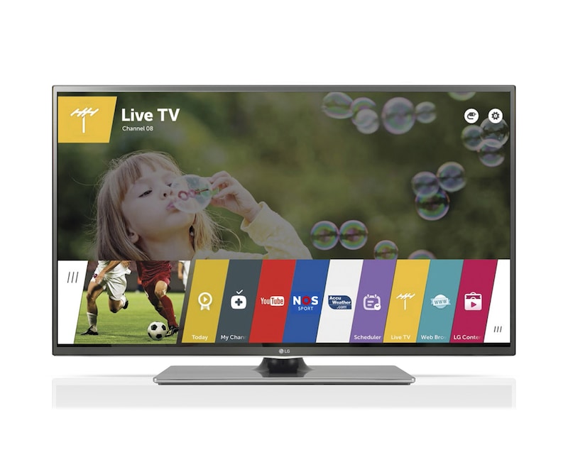LG 55" | Smart TV met webOS 2.0 | Met één klik toegang tot al je favoriete entertainment., 55LF652V