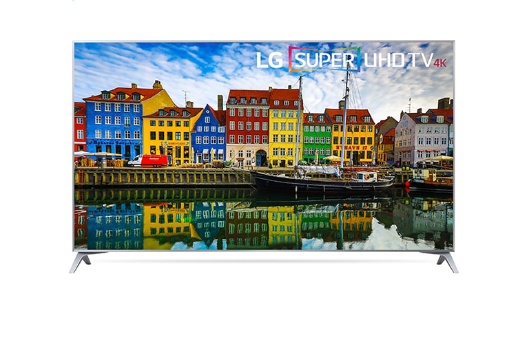 Vooraanzicht van 55&#34; (139 cm) | 4K SUPER UHD TV | Nano Cell Display | Bilion Rich Colours | Active HDR met Dolby Vision | webOS 3.5 Smart TV 55SJ800V