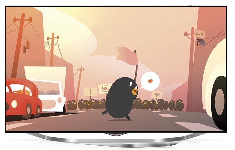 LG 55" Ultra HD Televisie | Ervaar nu de ultrascherpe en levensechte beelden van de LG Ultra HDTV!, 55UB850V