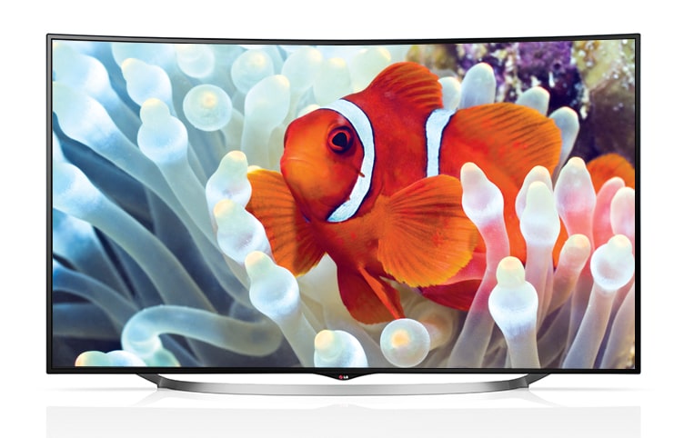 Vooraanzicht van 55&#34; Curved Ultra HD 4K Televisie | Ervaar op een gigantisch scherm alle UHD 4K beelden tot in het kleinste detail. 55UC970V