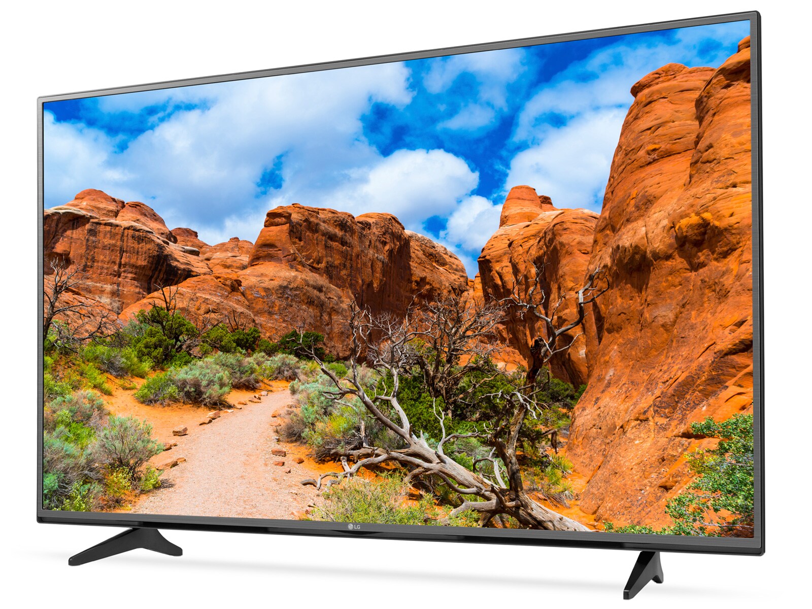 LG 55" | Ultra HD, Smart TV met webOS 2.0 | Met één klik toegang tot al je favoriete entertainment., 55UF680V