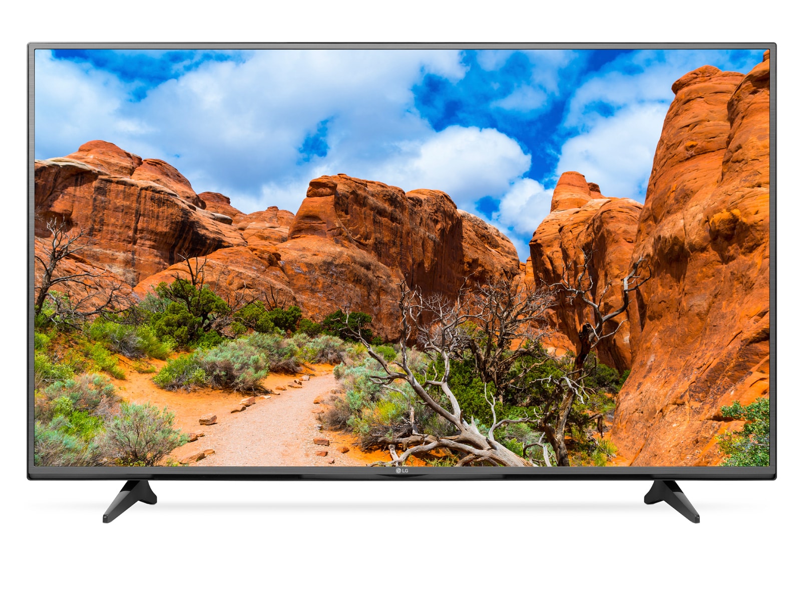 LG 55" | Ultra HD, Smart TV met webOS 2.0 | Met één klik toegang tot al je favoriete entertainment., 55UF680V