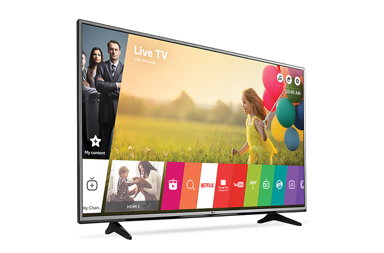 LG 55" (139 cm) | Ultra HD TV 4K | Ultra Slim Metallic Design | HDR Pro | Ultra surround sound | webOS 3.0 smart TV, 55UH605V