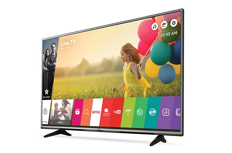 LG 55" (139 cm) | Ultra HD TV 4K | Ultra Slim Metallic Design | HDR Pro | Ultra surround sound | webOS 3.0 smart TV, 55UH605V