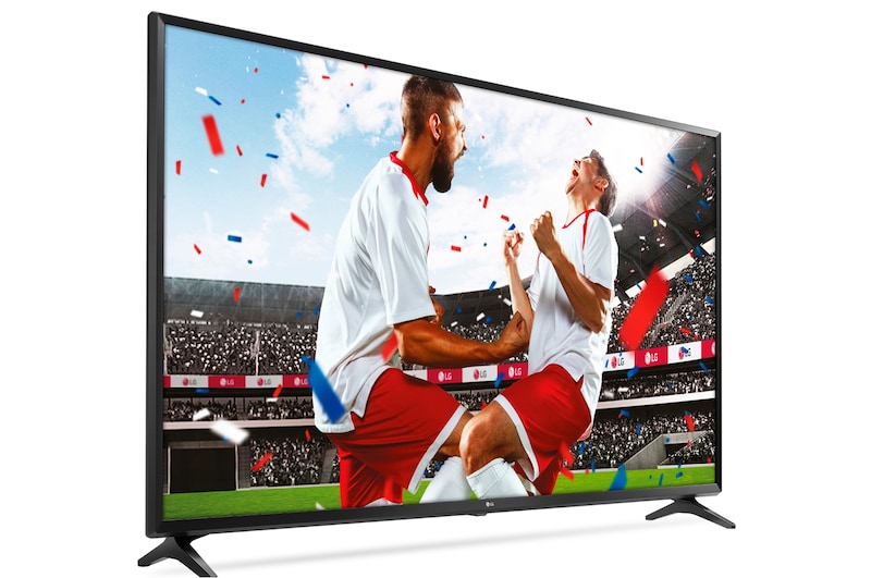 LG 55" (139 cm) UHD TV | World Cup edition | 4K Display | 4K Active HDR | Grote kijkhoek | webOS met ThinQ AI, 55UK6100PLB