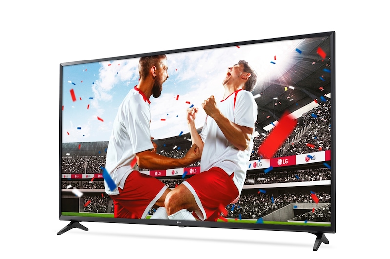 LG 55" (139 cm) UHD TV | World Cup edition | 4K Display | 4K Active HDR | Grote kijkhoek | webOS met ThinQ AI, 55UK6100PLB