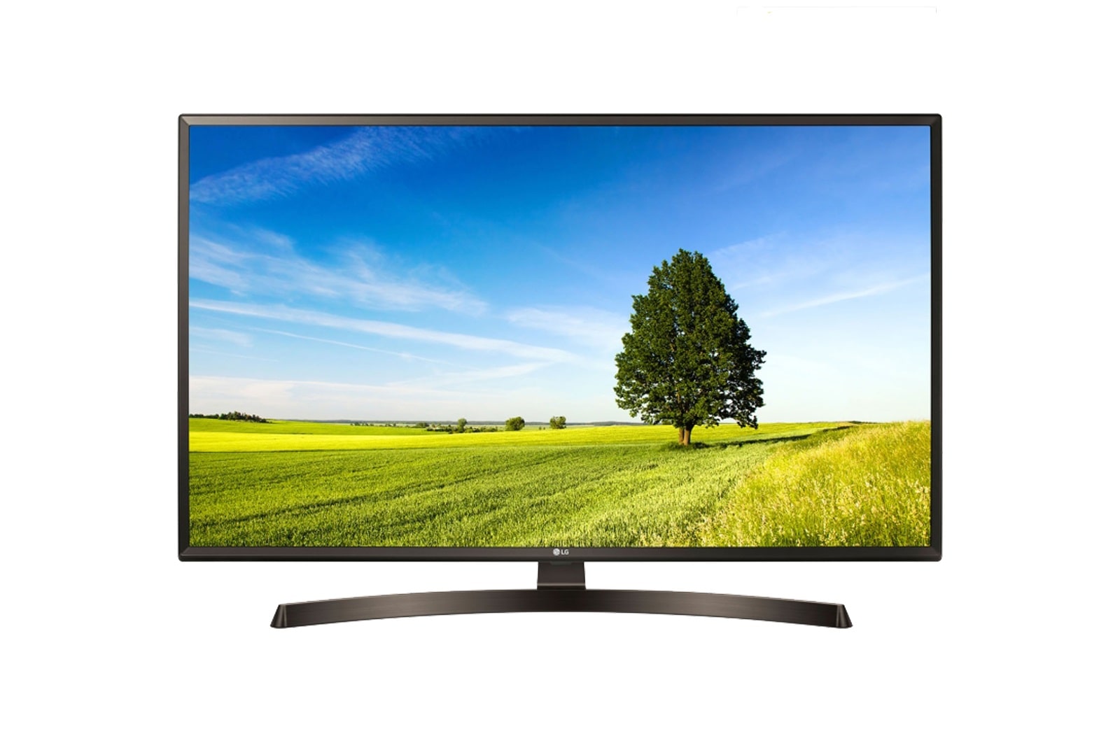 Vooraanzicht van 55&#34; (139 cm) UHD TV | 4K Display | 4K Active HDR | Grote kijkhoek | webOS met ThinQ AI 55UK6400PLF