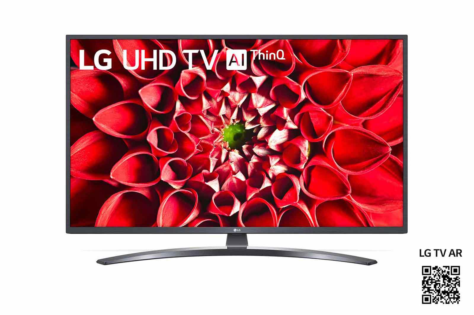Vooraanzicht van 55&#34; LG LED 4K | Quad Core Processor | Active HDR  55UN74006LB
