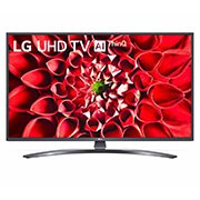 Vooraanzicht van 55&#34; LG LED 4K | Quad Core Processor | Active HDR  55UN74006LB