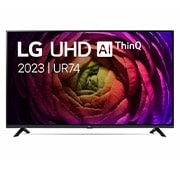 Μπροστινή όψη της LG UHD TV