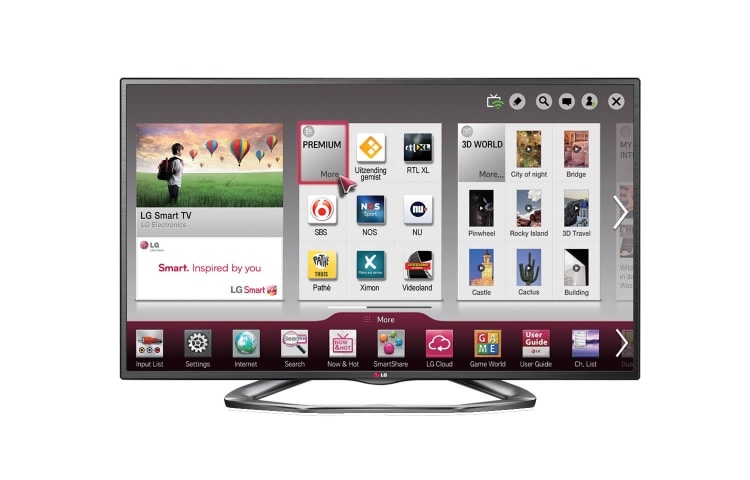 LG 60" | Direct LED | MCI 200 | Full HD | WIFI, 60LA6208