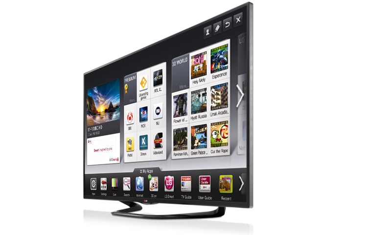 LG 60'' | SMART TV | MAGIC REMOTE | DIRECT LED | CINEMA 3D | MCI 800 | FULL HD, 60LA7408