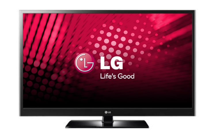 Vooraanzicht van 60&#34; Full HD plasma-tv met Razor Frame-design, 600Hz Max Subfield Driving, 0.001ms responstijd en Smart Energy Saving Plus. 60PV250