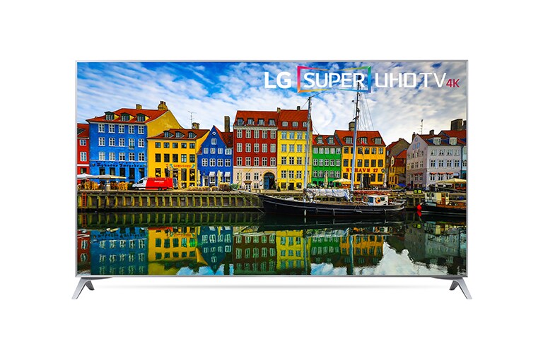Vooraanzicht van 60&#34; (152 cm) | 4K SUPER UHD TV | Nano Cell Display | Bilion Rich Colours | Active HDR met Dolby Vision | webOS 3.5 Smart TV 60SJ800V