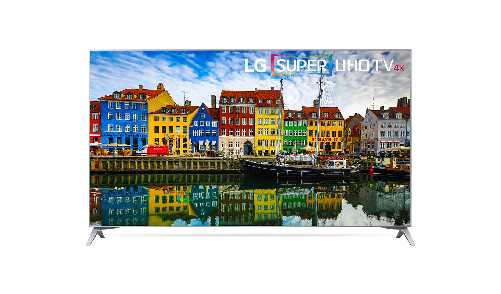 Vooraanzicht van 60&#34; (152 cm) | 4K SUPER UHD TV | Nano Cell Display | Bilion Rich Colours | Active HDR met Dolby Vision | webOS 3.5 Smart TV 60SJ800V