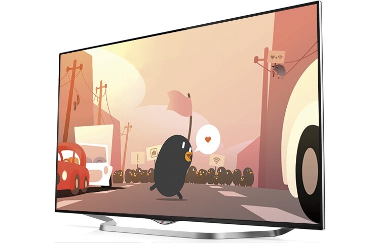 LG 60" Ultra HD Televisie | Ervaar nu de ultrascherpe en levensechte beelden van de LG Ultra HDTV!, 60UB850V